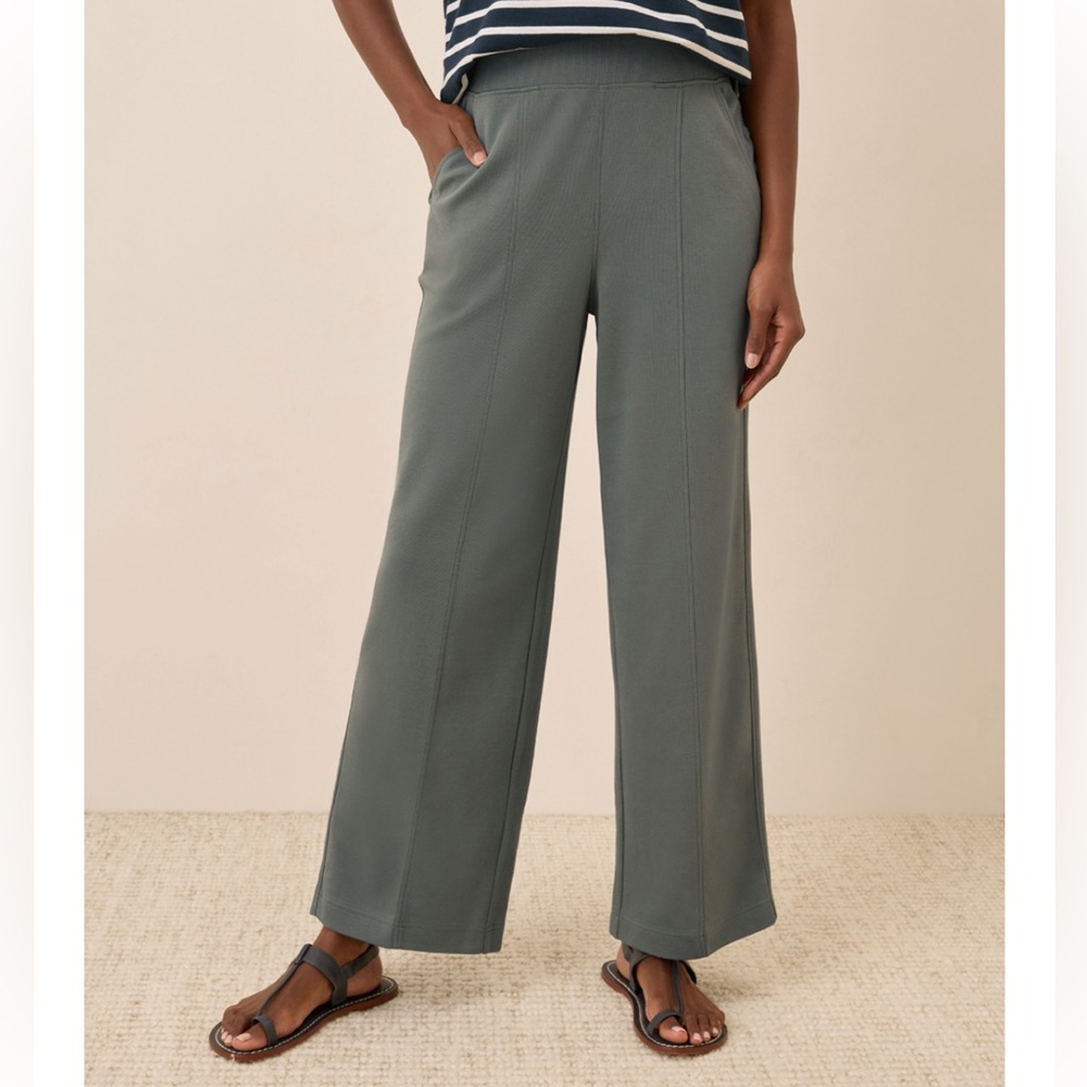 Wide Leg Gray Pants